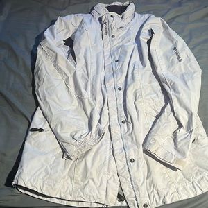 White Columbia Windbreaker